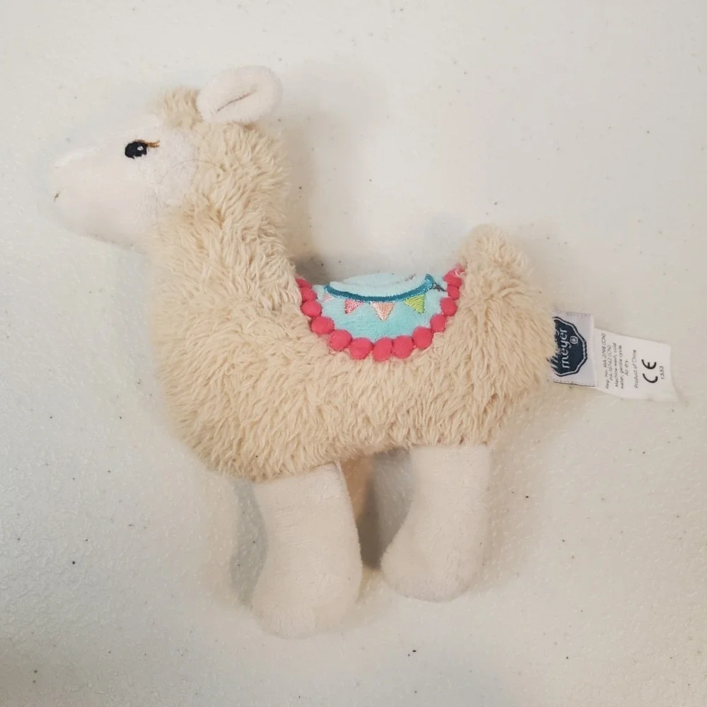 Mary Meyer Lily‎ Llama Soft Baby Rattle 6